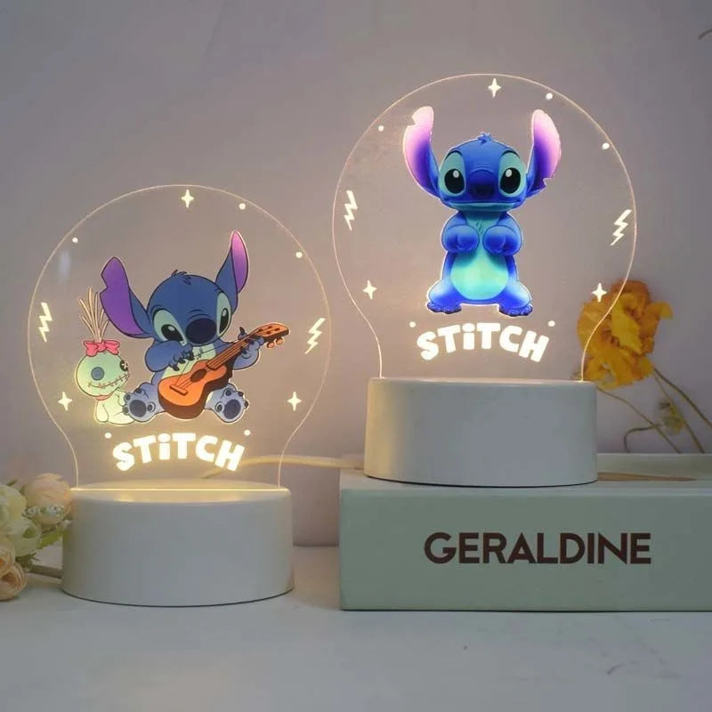 Disney Lilo & Stitch Night Light - Creative Bedroom Decor & Gift