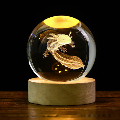 Luminous Starry Sky Crystal Ball Night Lamp: A Cosmic Ambience Gift