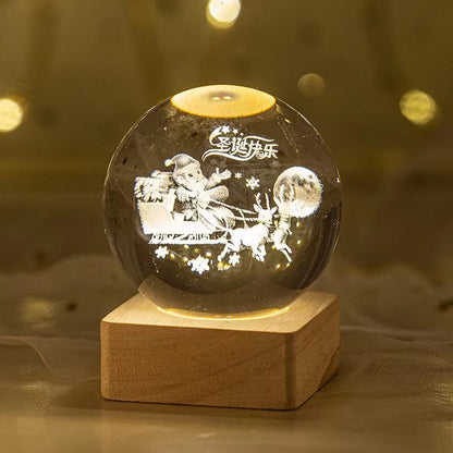 Luminous Starry Sky Crystal Ball Night Lamp: A Cosmic Ambience Gift