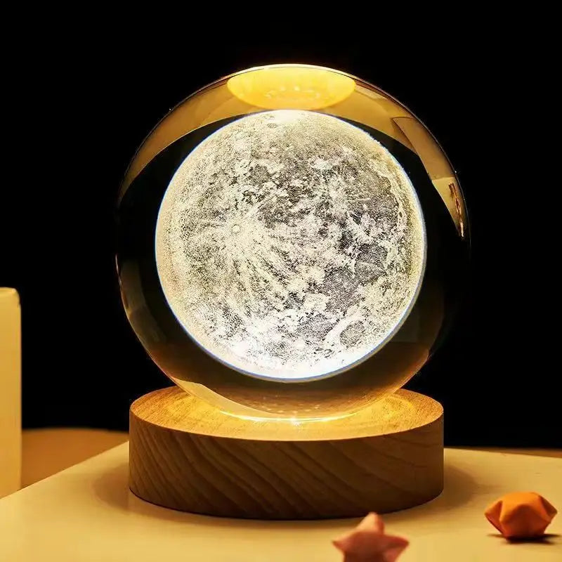 Luminous Starry Sky Crystal Ball Night Lamp: A Cosmic Ambience Gift