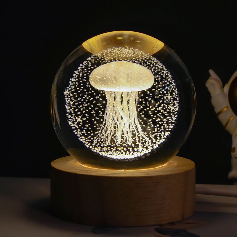 Luminous Starry Sky Crystal Ball Night Lamp: A Cosmic Ambience Gift