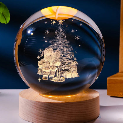 Luminous Starry Sky Crystal Ball Night Lamp: A Cosmic Ambience Gift